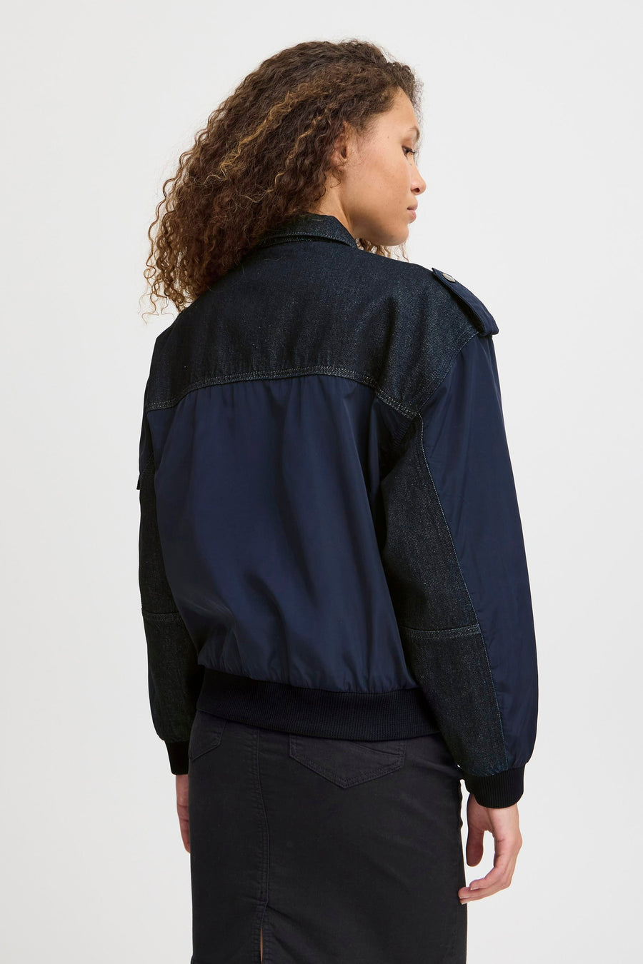 Veste en jean - dark blue denim - PULZ