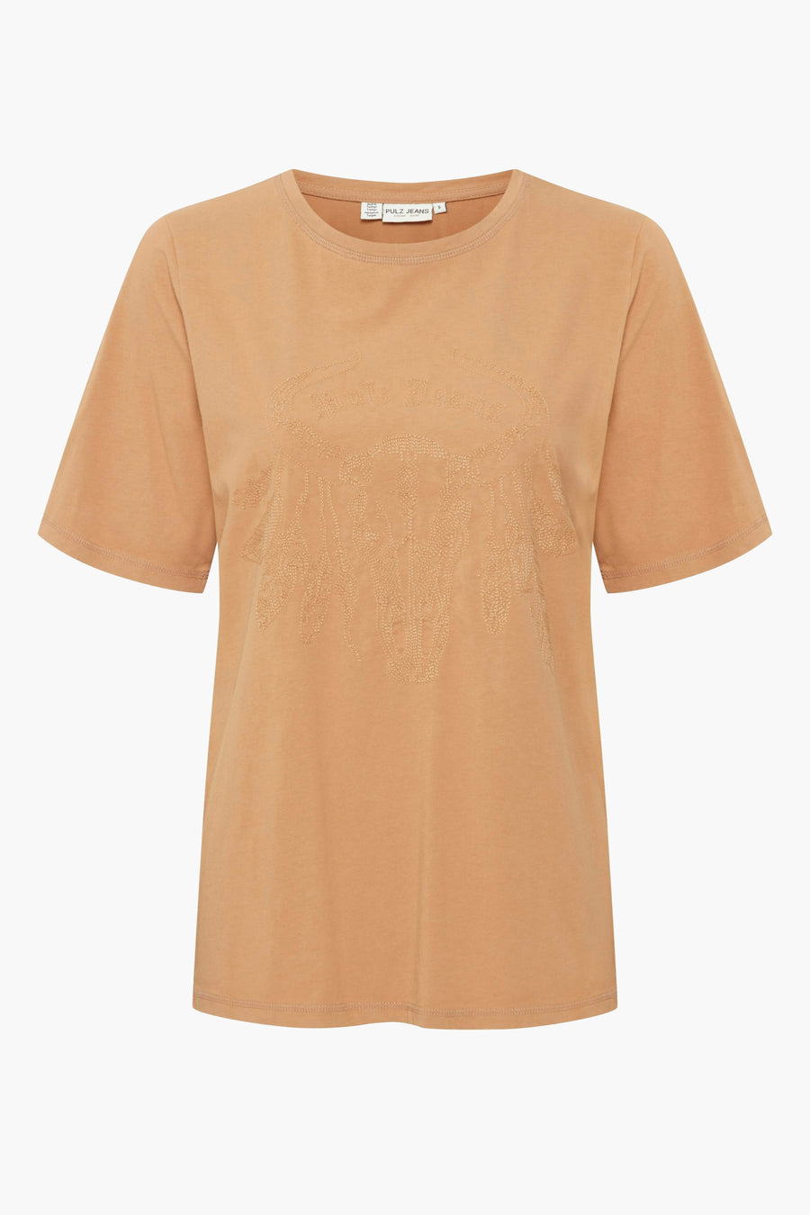 T-shirt à manches courtes - beige - PULZ