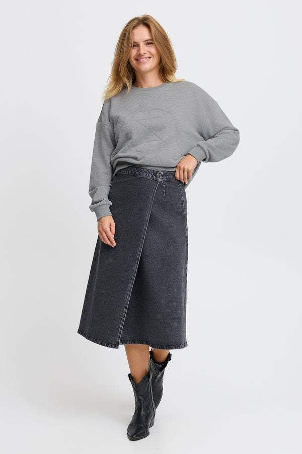Sweat col O Gris - PULZ