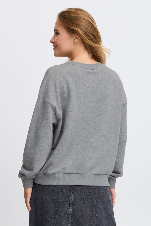 Sweat col O Gris - PULZ
