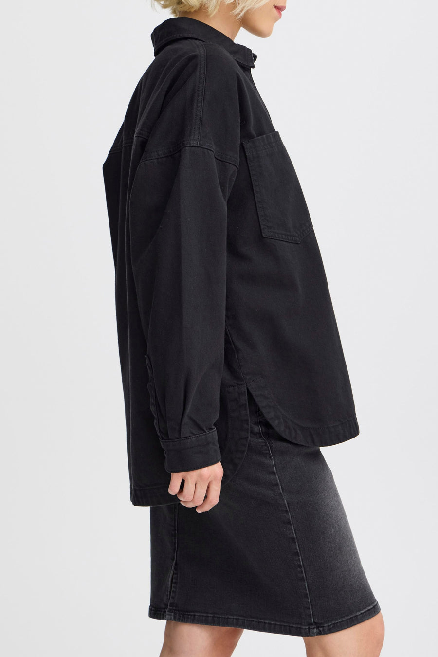 Chemise en jean - noir - PULZ