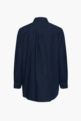 Chemise en jean - dark blue denim - PULZ