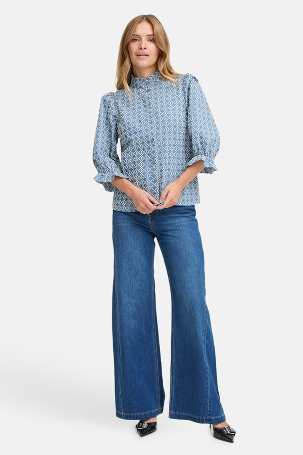Chemise en jean Bleu - PULZ
