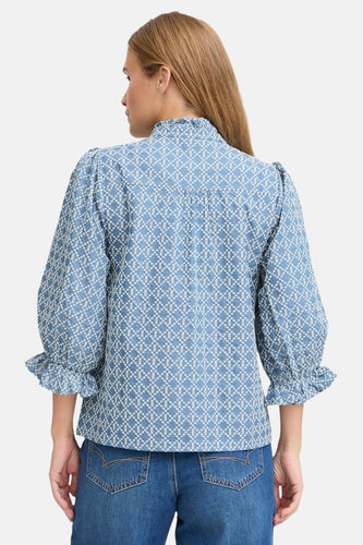 Chemise en jean bleu - PULZ - PULZ