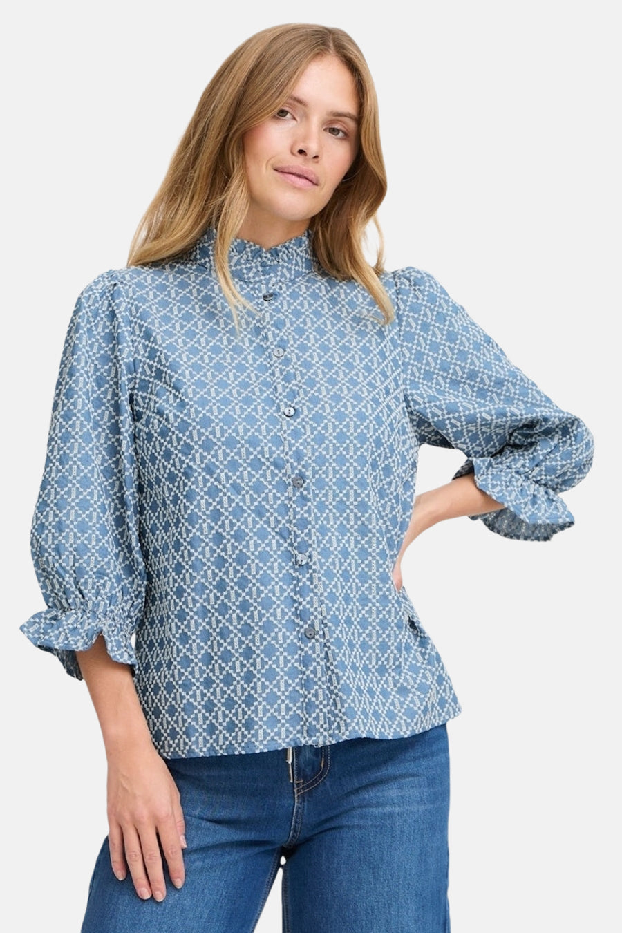 Chemise en jean bleu - PULZ - PULZ