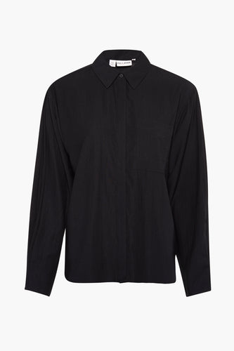 Chemise à manches longues - noir