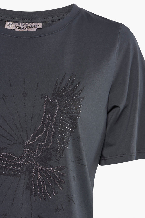 T-shirt (manches courtes) Gris - PULZ
