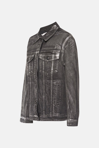 Veste en jean - dark grey denim - PULZ