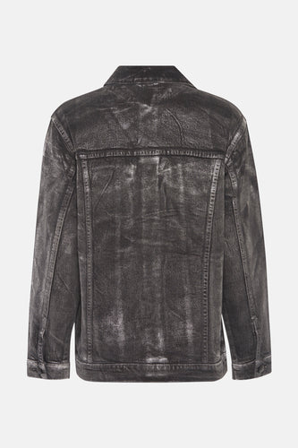 Veste en jean - dark grey denim - PULZ