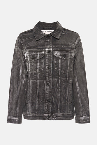 Veste en jean - dark grey denim - PULZ