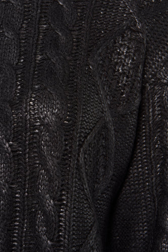 Pull à col rond - noir - PULZ