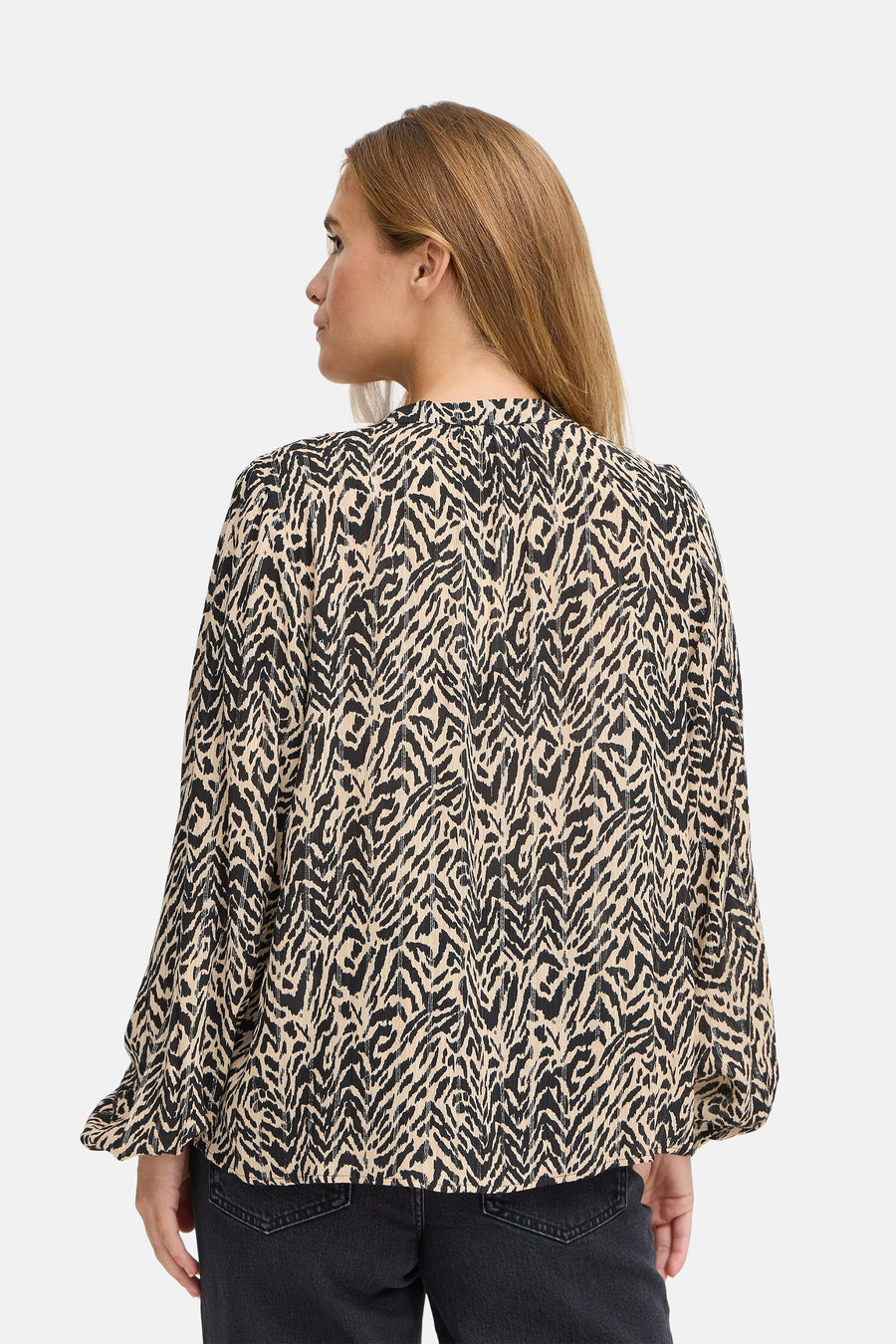 Blouse à manches longues - brun - PULZ