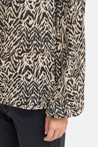 Blouse à manches longues - brun - PULZ