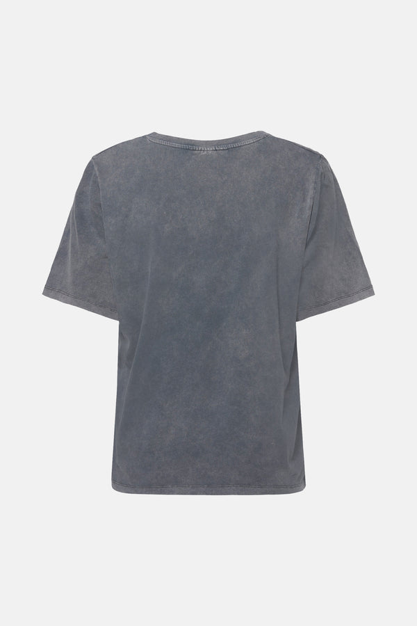 Top uni manche courte Gris - PULZ