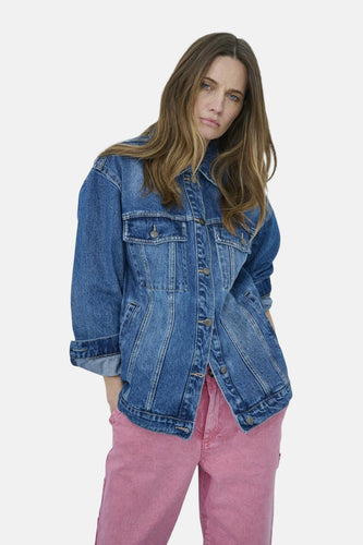 Veste en jean - mid blue denim
