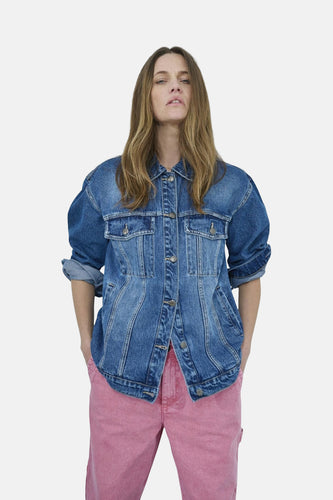 Veste en jean - mid blue denim - PULZ