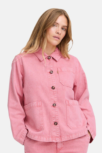 Veste en jean - rose