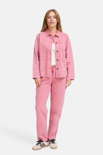 Veste en jean - rose