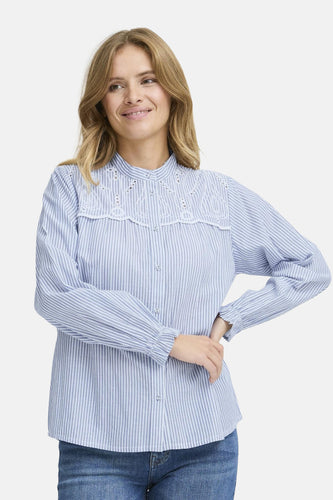 Chemise à manches longues - bleu