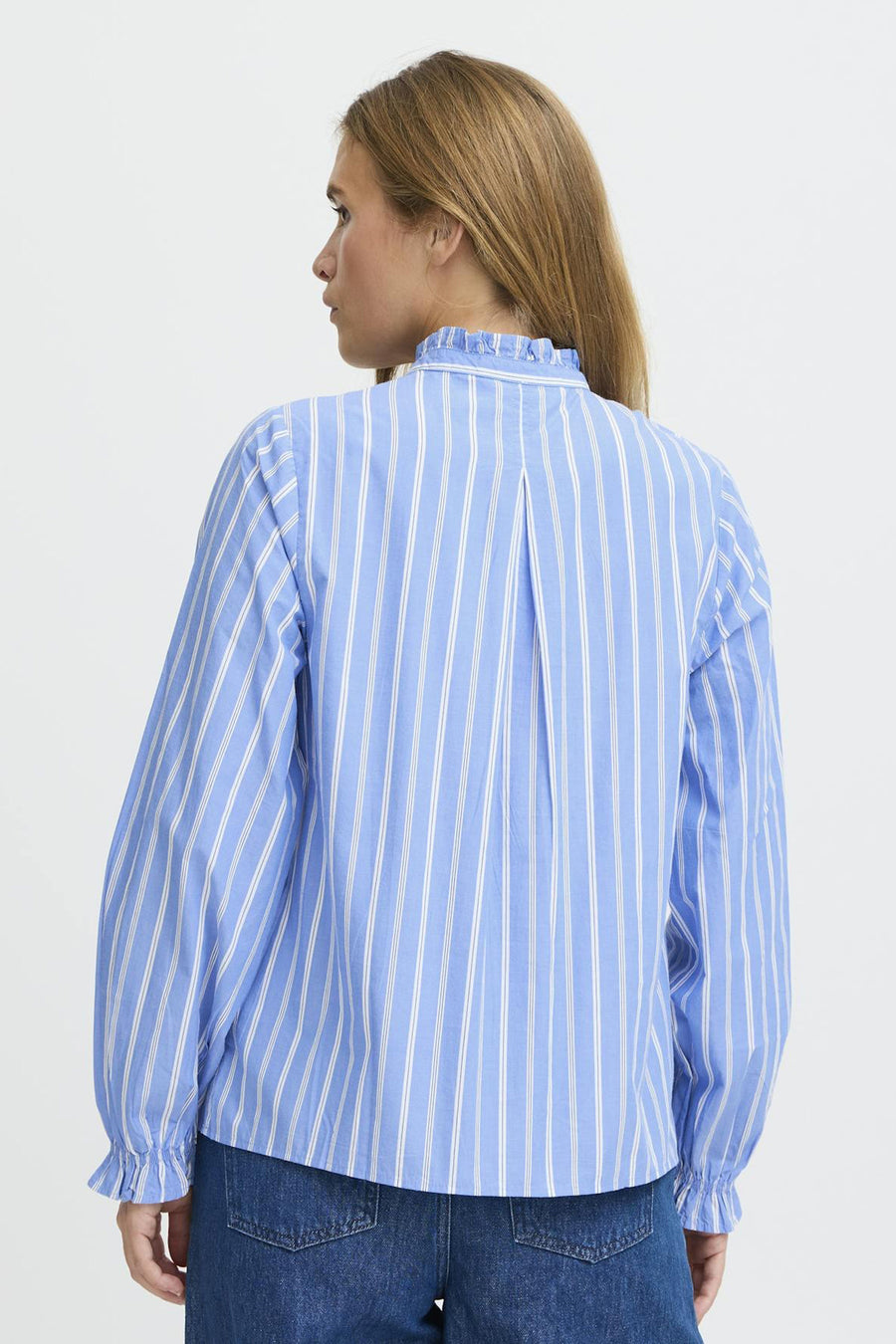 Blouse à manches longues - bleu - PULZ