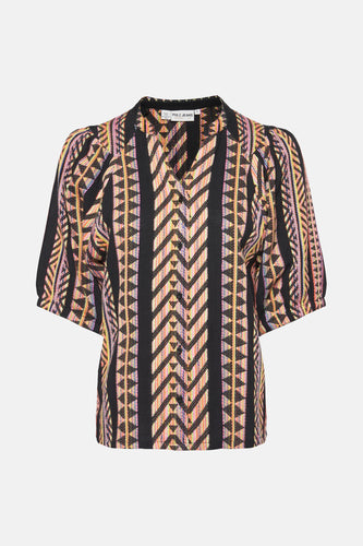 Blouse à manches longues - Multicolore - PULZ