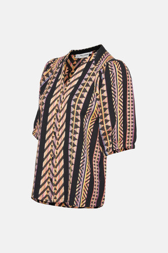Blouse à manches longues - Multicolore