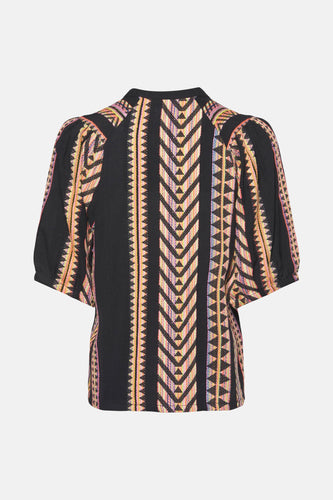 Blouse à manches longues - Multicolore - PULZ