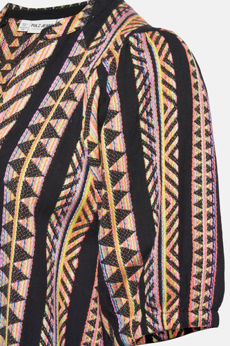 Blouse à manches longues - Multicolore - PULZ