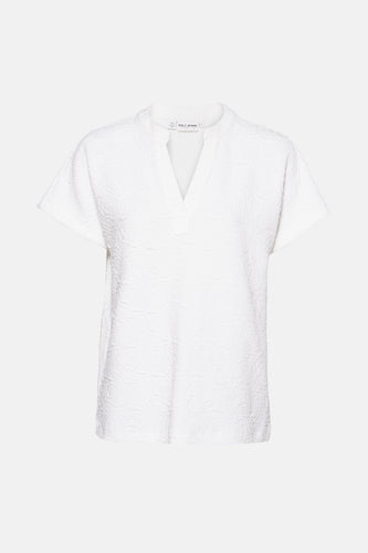 Blouse à manches courtes - écru