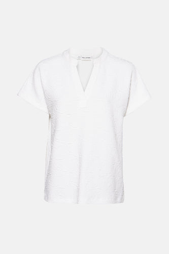 Blouse à manches courtes - écru - PULZ