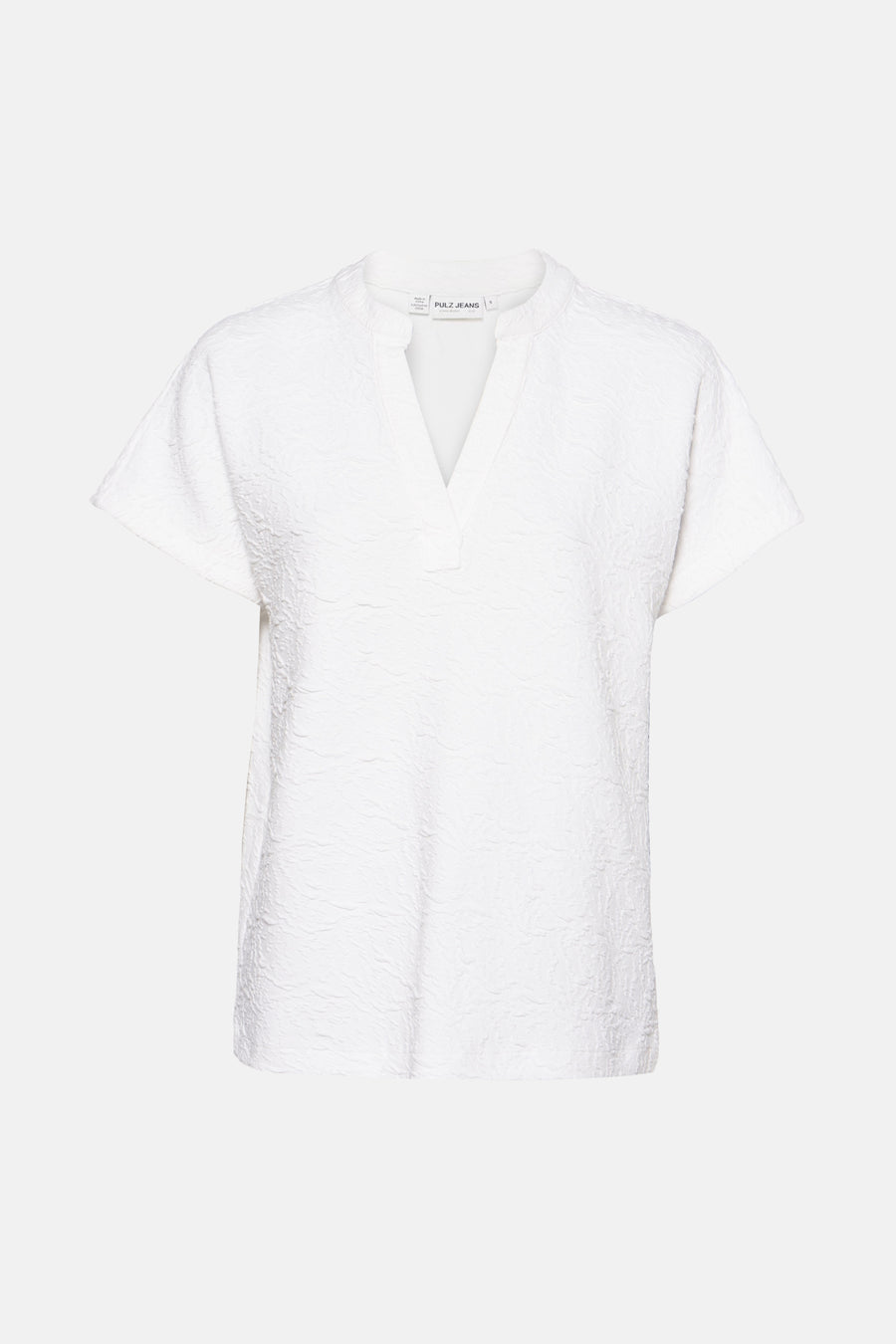 Blouse à manches courtes - écru - PULZ