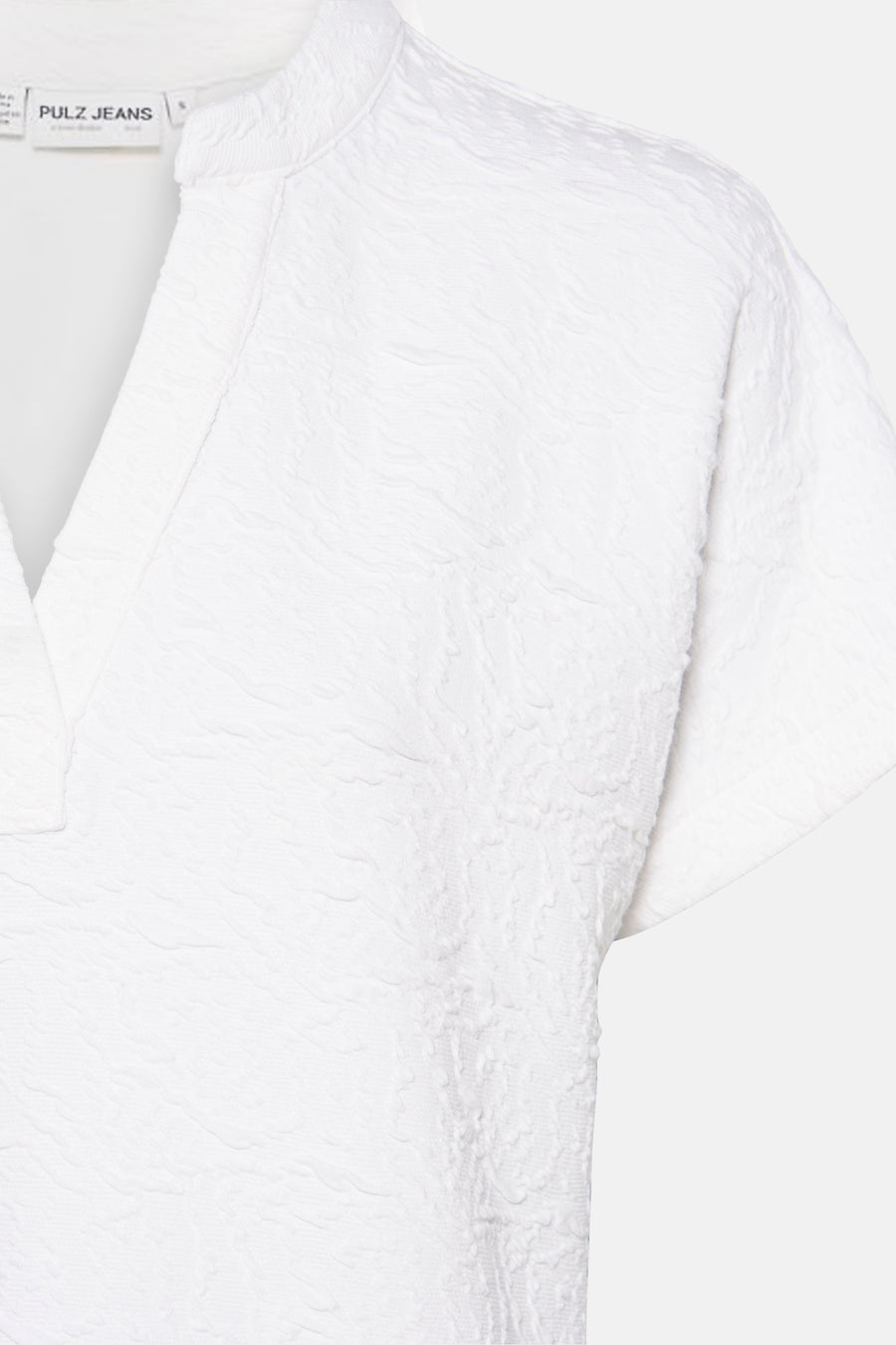 Blouse à manches courtes - écru - PULZ