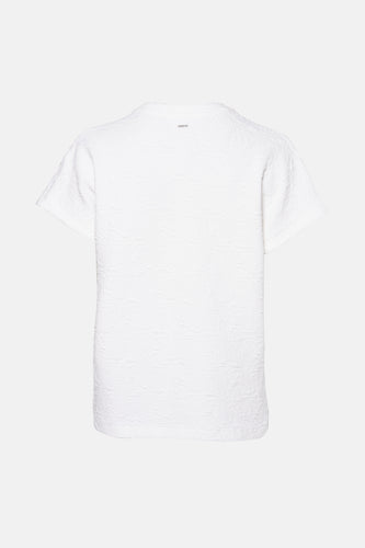 Blouse à manches courtes - écru - PULZ