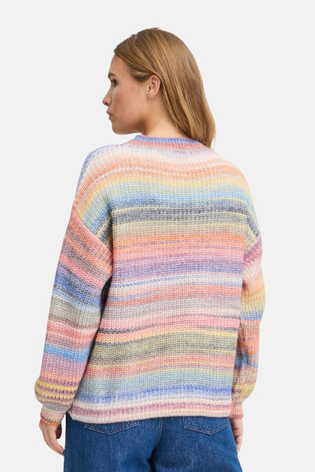 Pull à col rond - multicolore