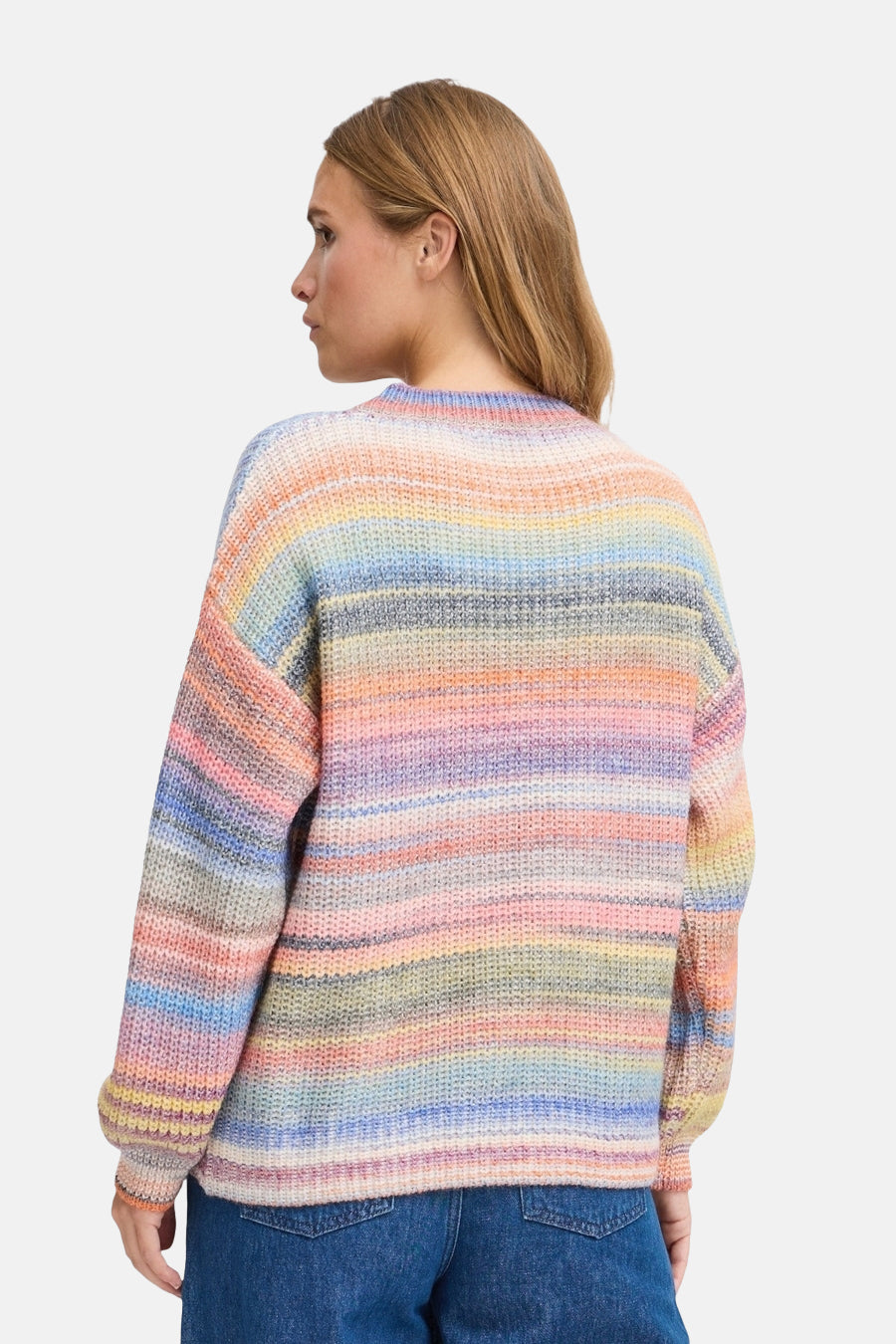 Pull à col rond - multicolore - PULZ