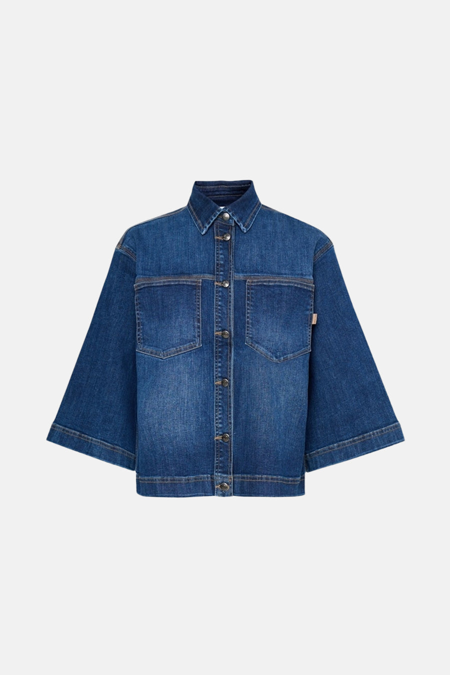 Veste en jean dark blue denim - PULZ - PULZ