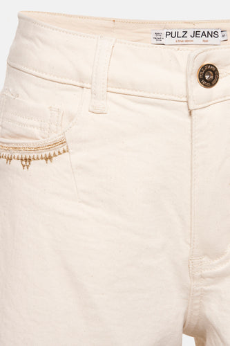 Short - off white denim - PULZ