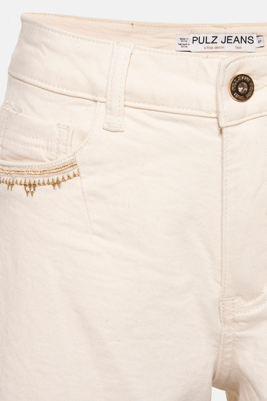 Short - off white denim - PULZ