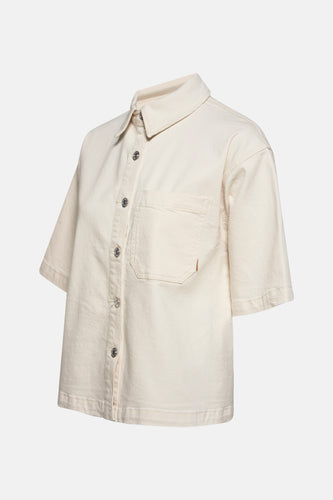 Chemise en jean - off white denim - PULZ