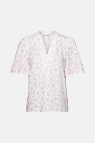 Blouse à manches courtes - Blanc