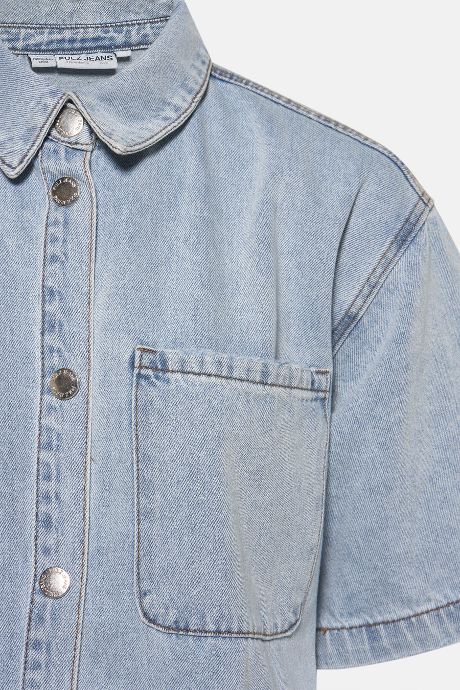Chemise en jean - light blue denim - PULZ