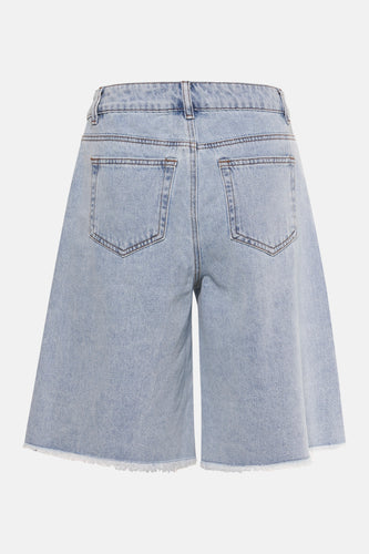 Short - light blue denim