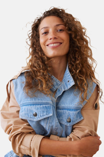 Veste en jean - Light blue denim - PULZ