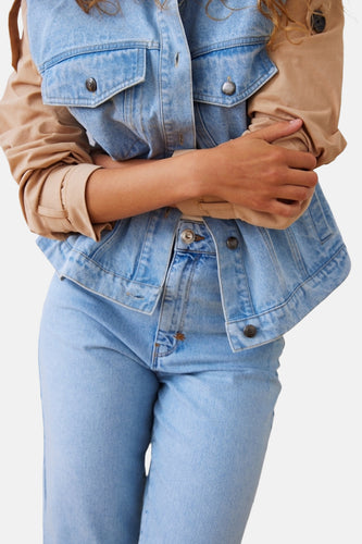 Veste en jean - Light blue denim - PULZ