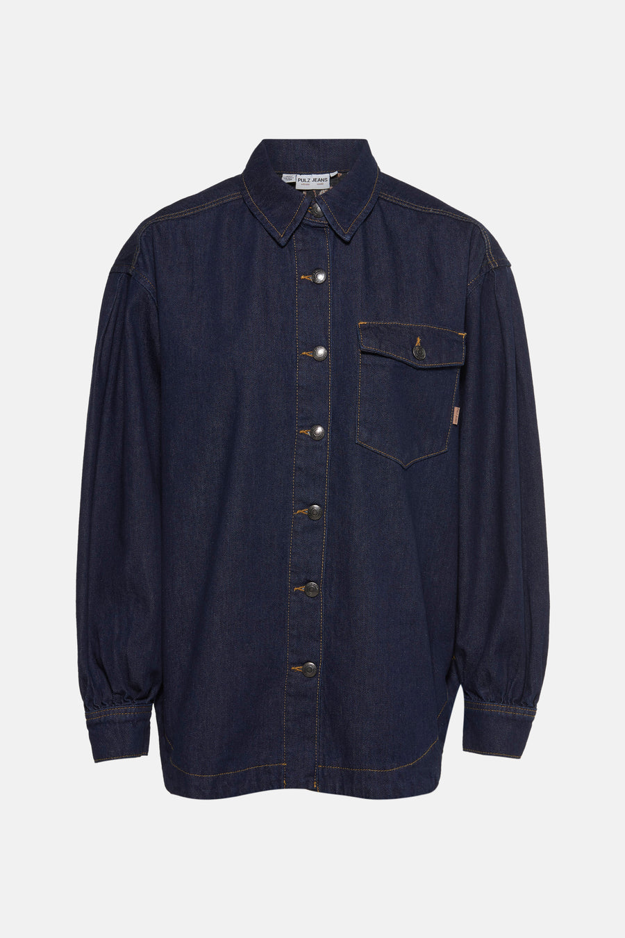 Chemise en jean - dark blue denim - PULZ
