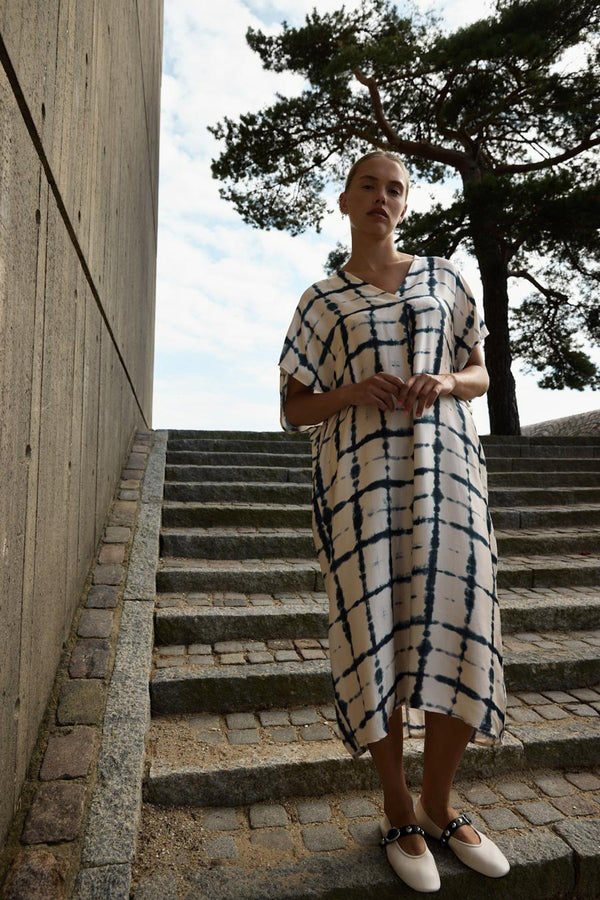 	Dames tops kleed zonder mouw Bleu - PULZ