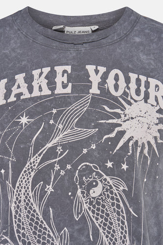 T-shirt à manches courtes - gris