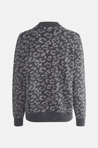 Pull à col rond - gris - PULZ