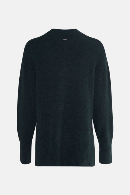 Pull à col roulé - vert