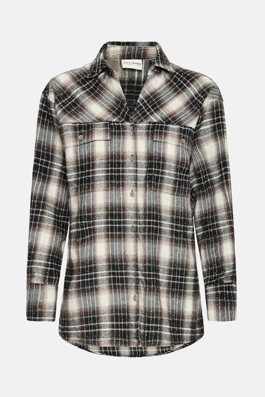 Chemisier - brun - PULZ - 4